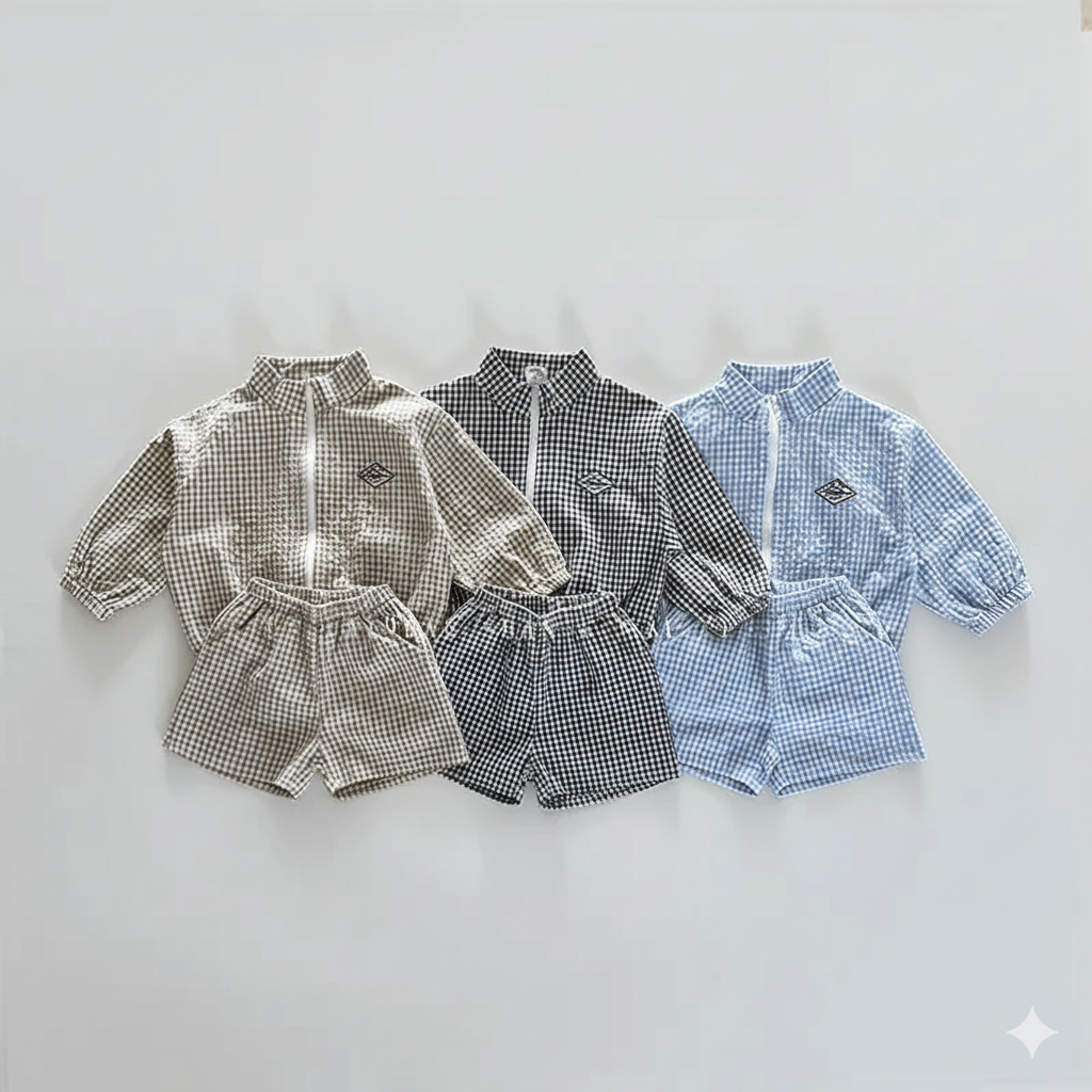 Gingham Sprint Set