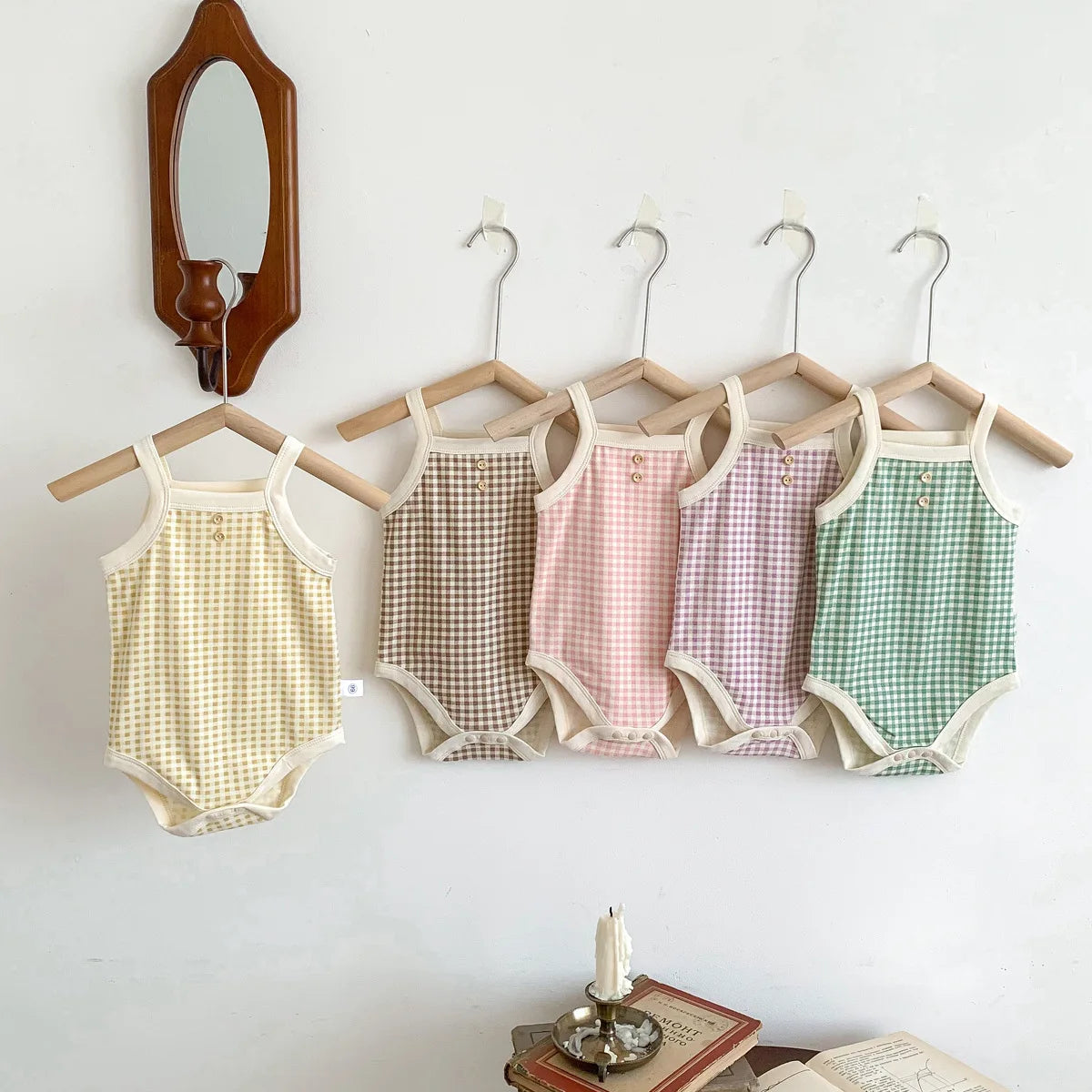 Hina Gingham Romper