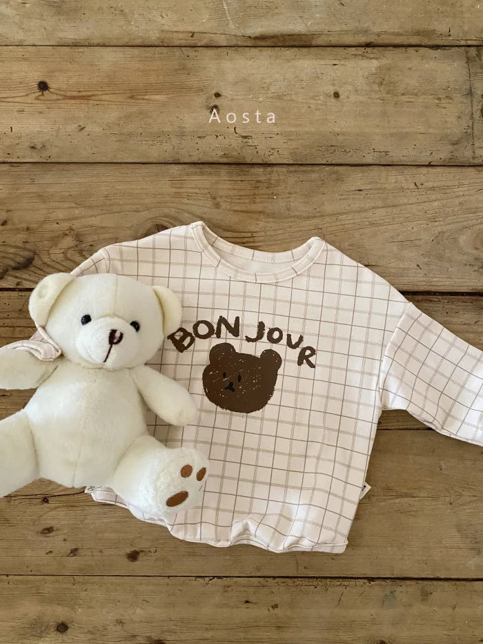 Bonjour Bear Romper