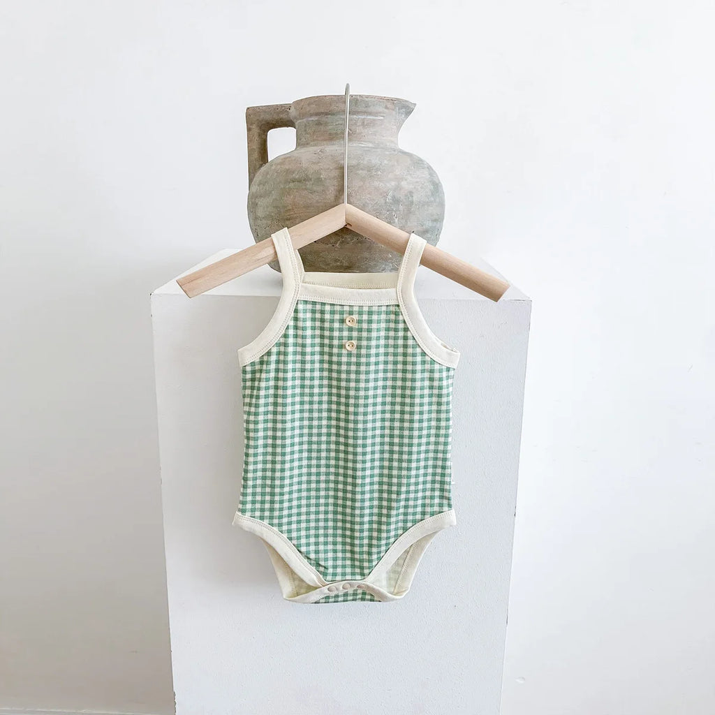 Hina Gingham Romper
