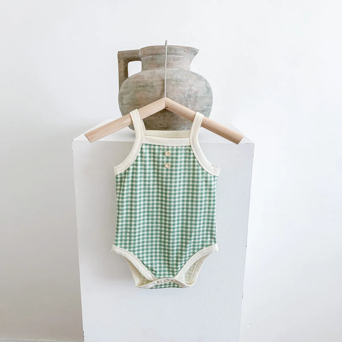 Hina Gingham Romper
