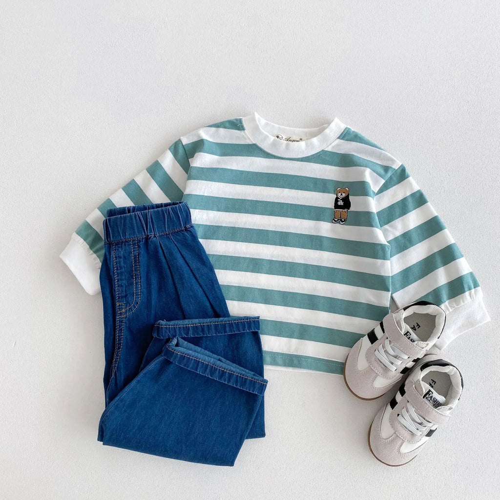 Bear Stripe Longsleeve