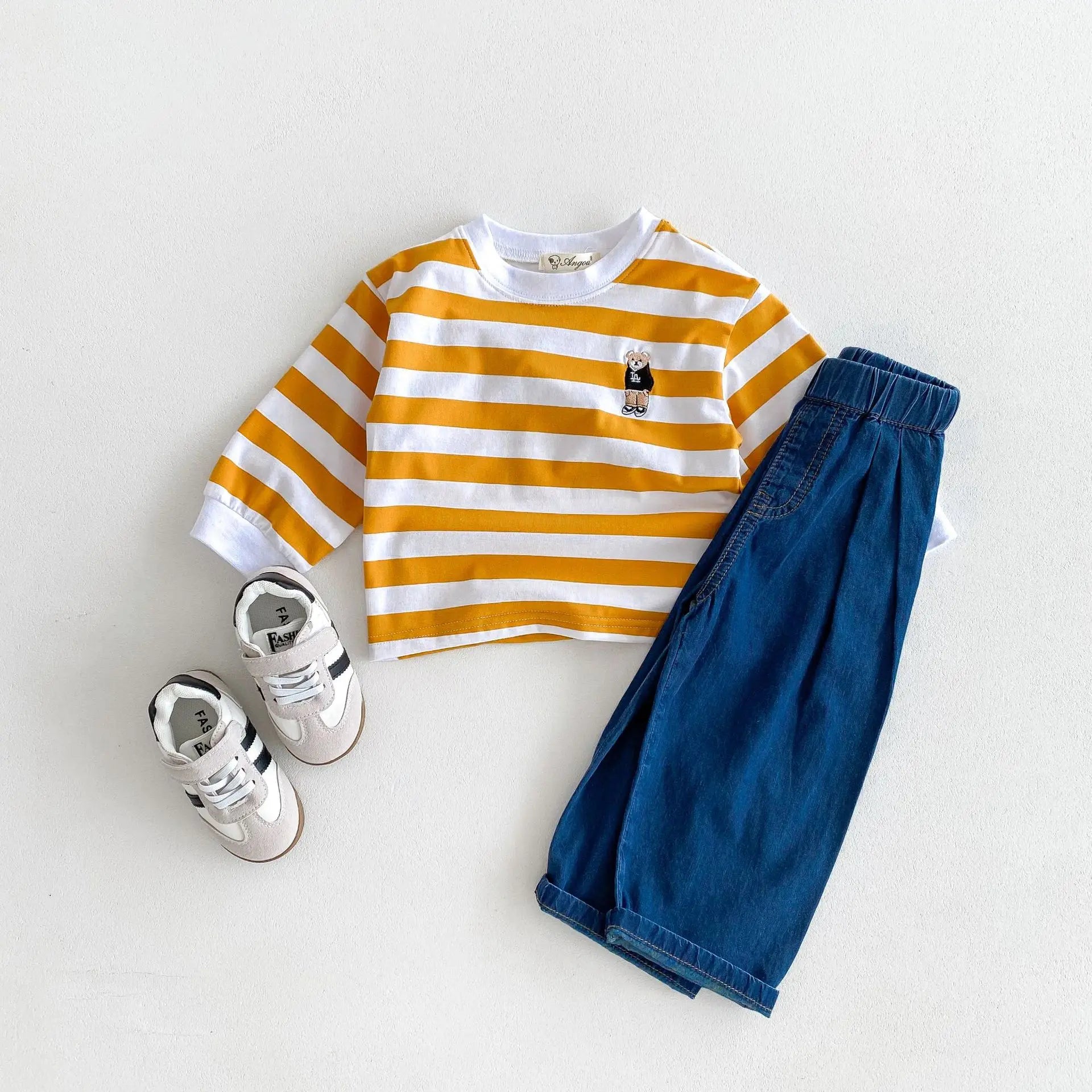 Bear Stripe Longsleeve