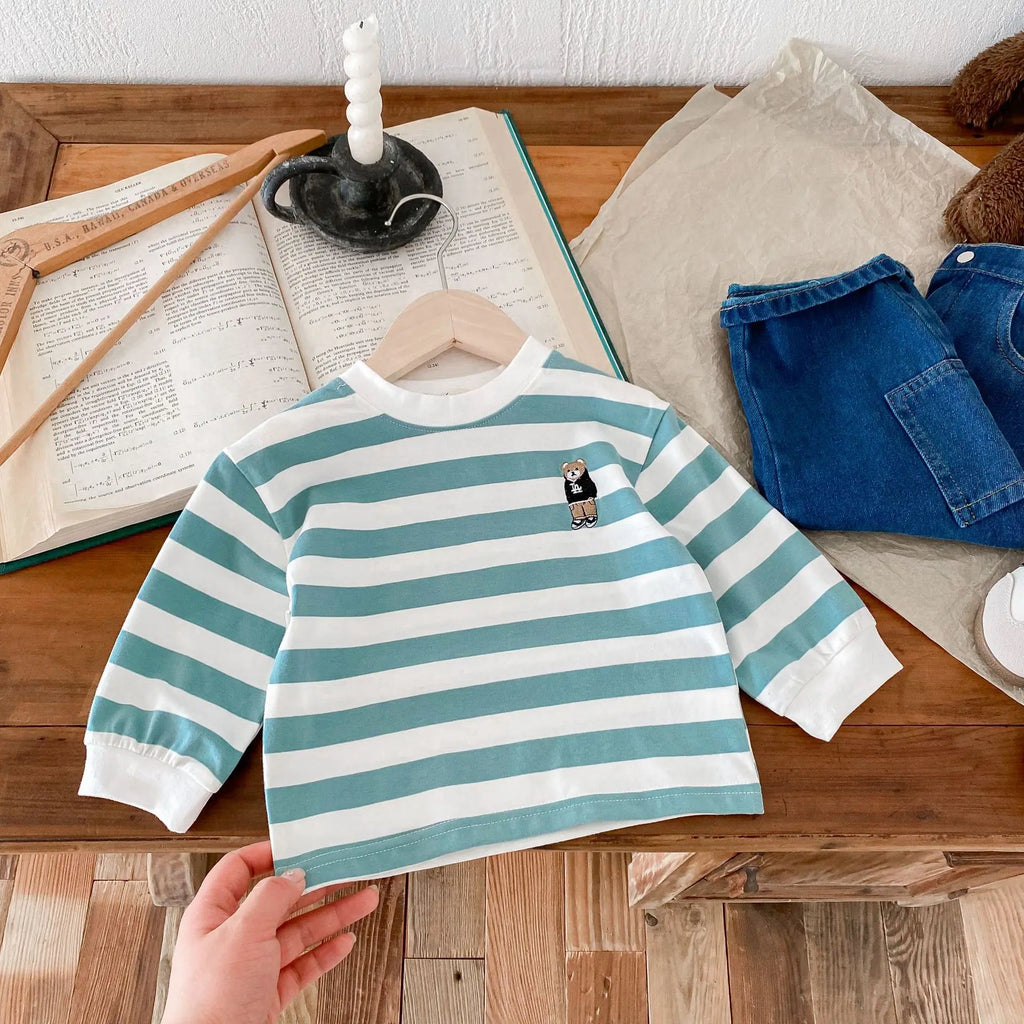 Bear Stripe Longsleeve