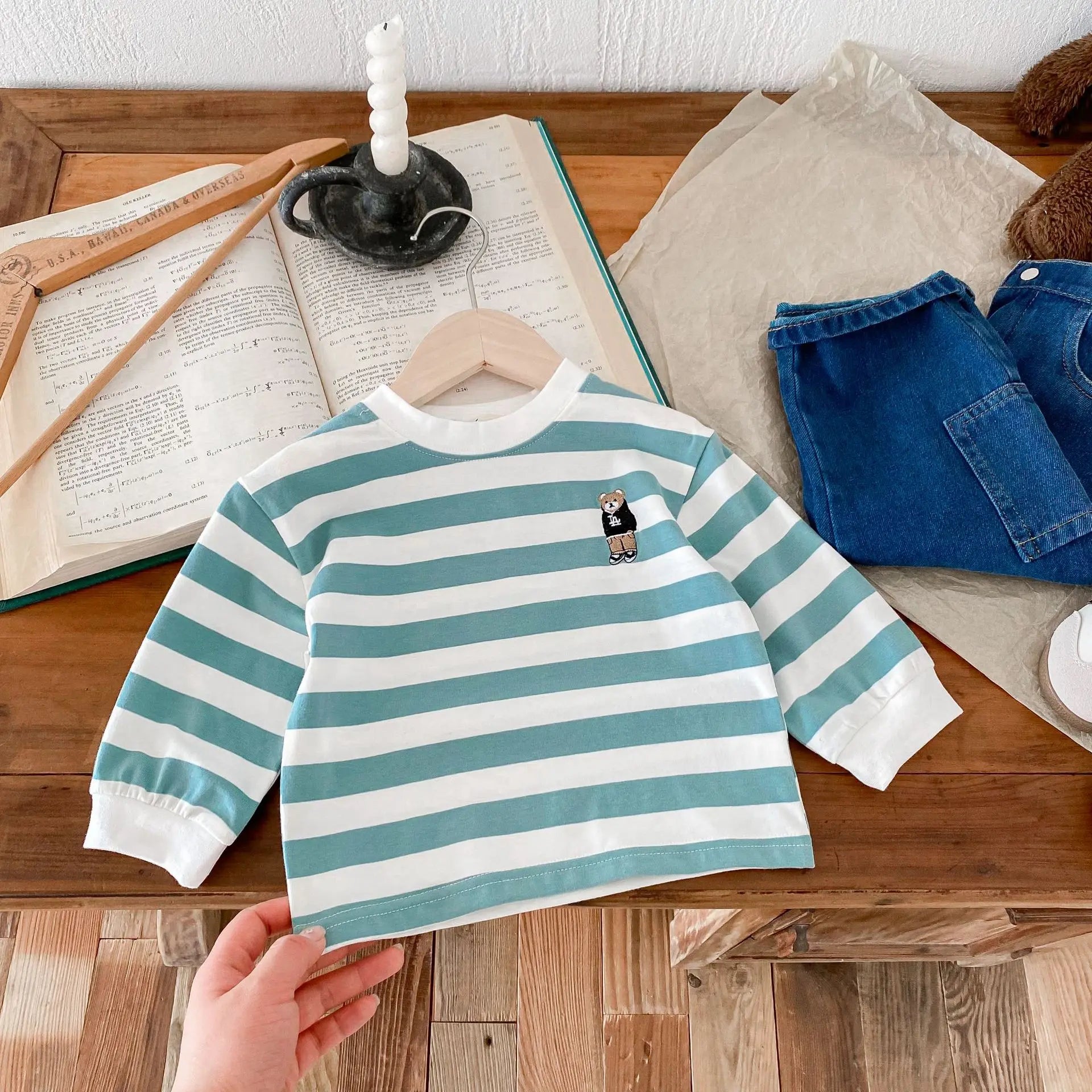 Bear Stripe Longsleeve