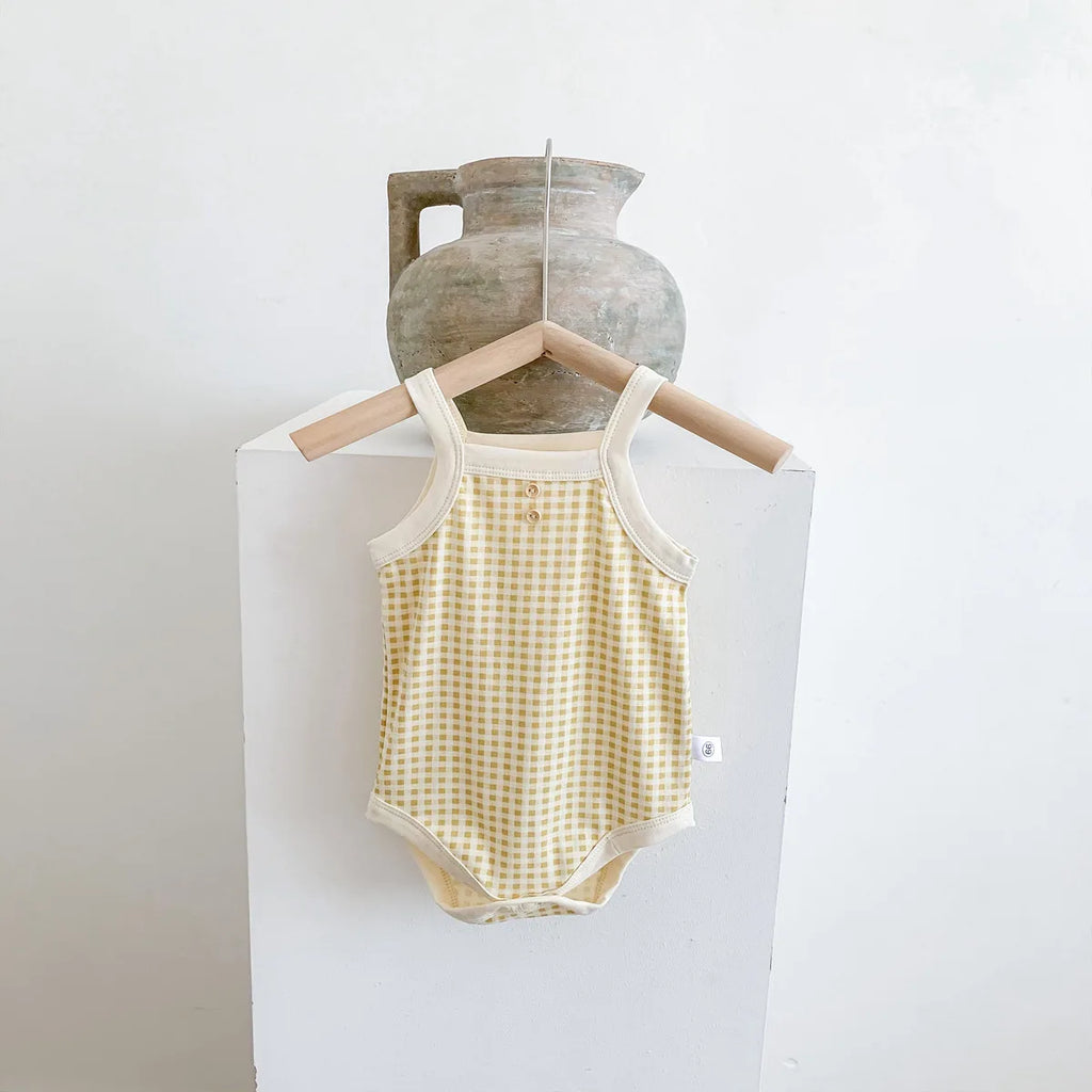 Hina Gingham Romper