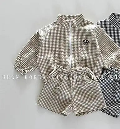 Gingham Sprint Set