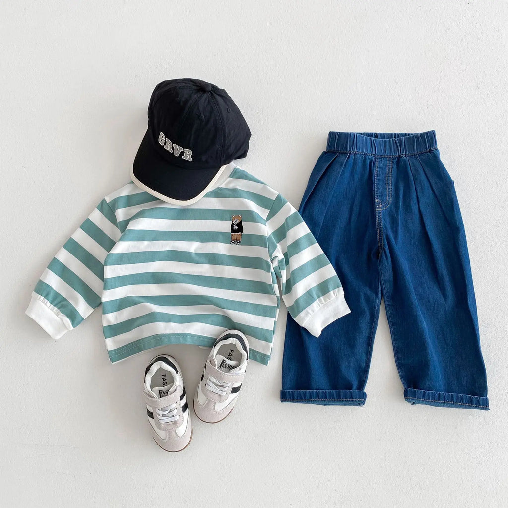 Bear Stripe Longsleeve