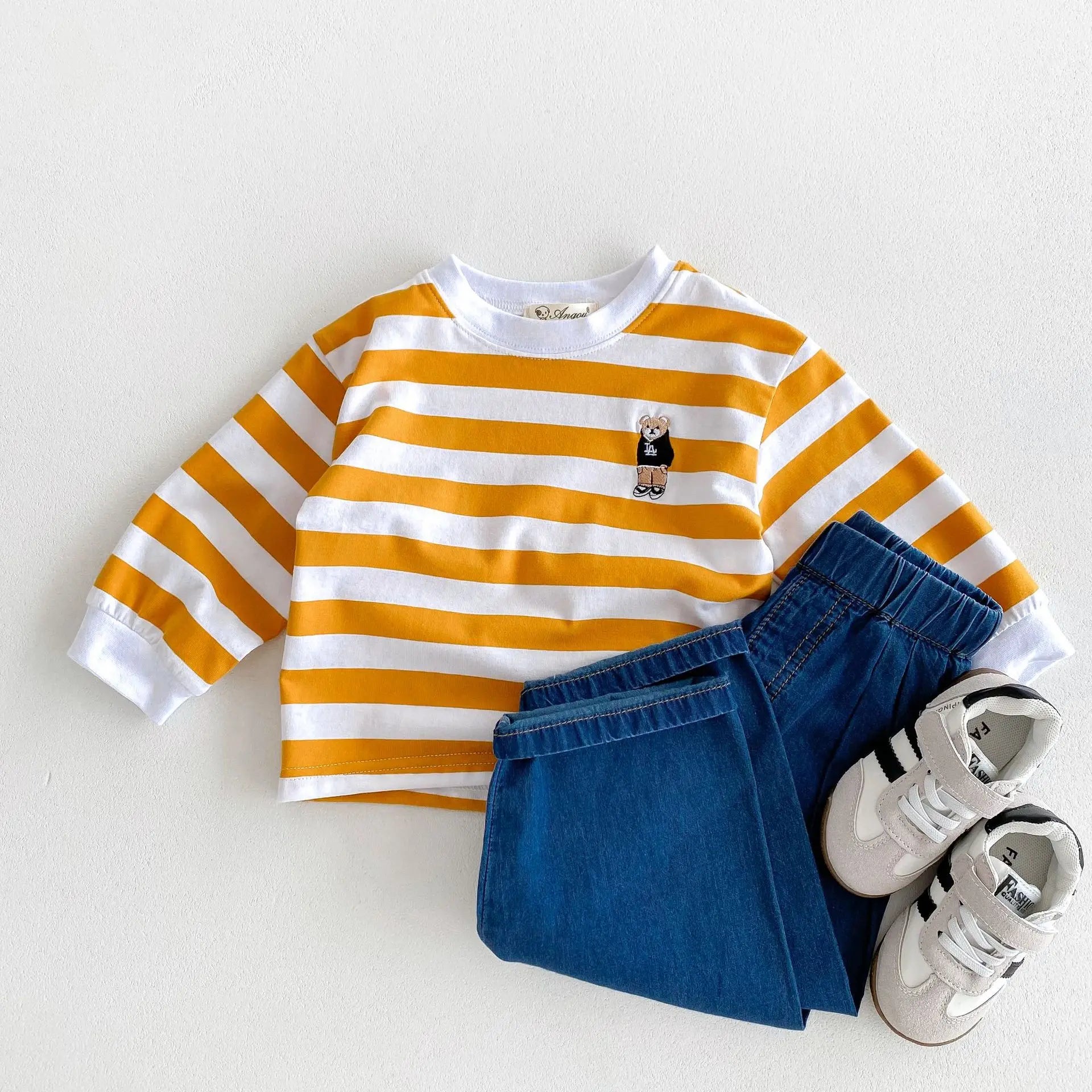 Bear Stripe Longsleeve