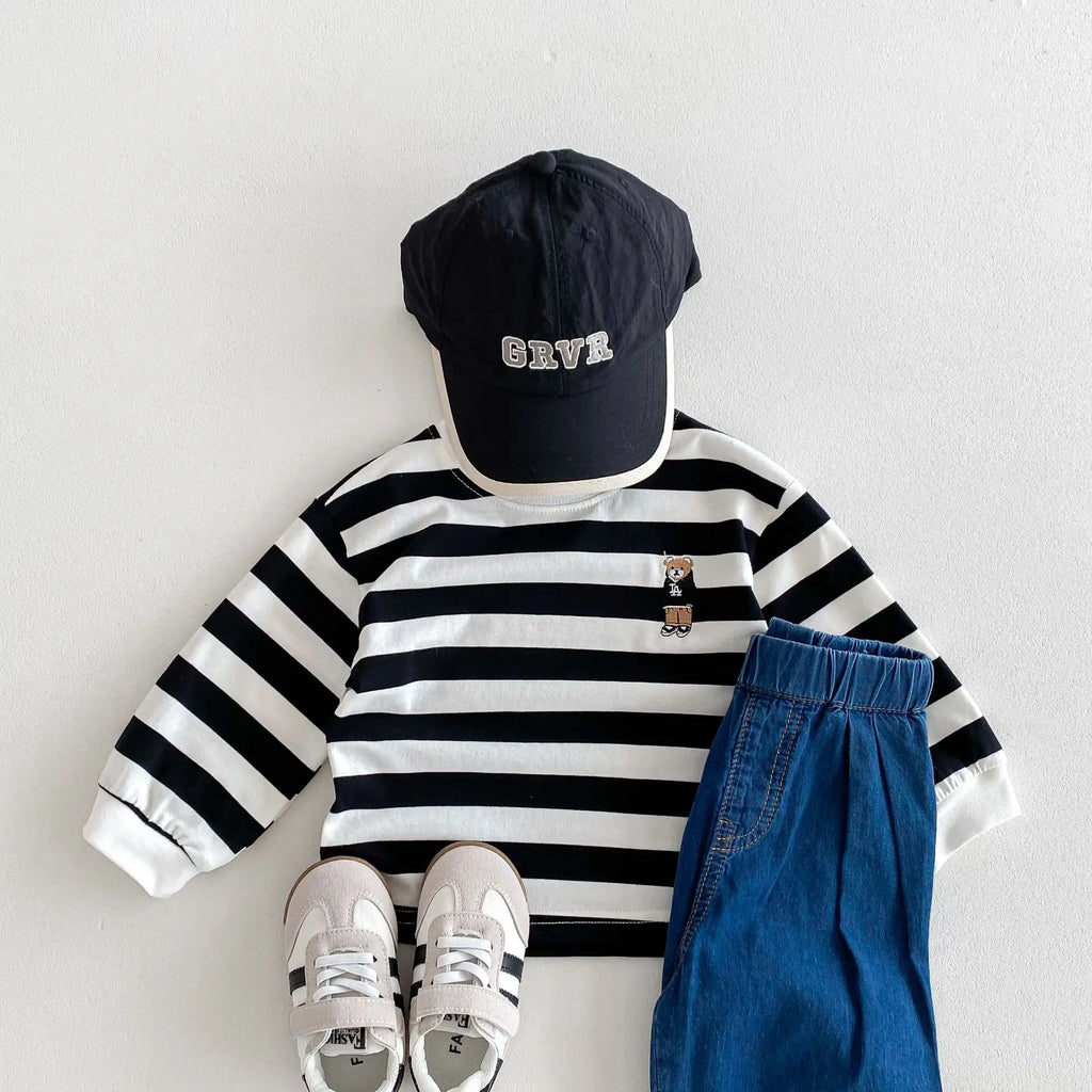 Bear Stripe Longsleeve