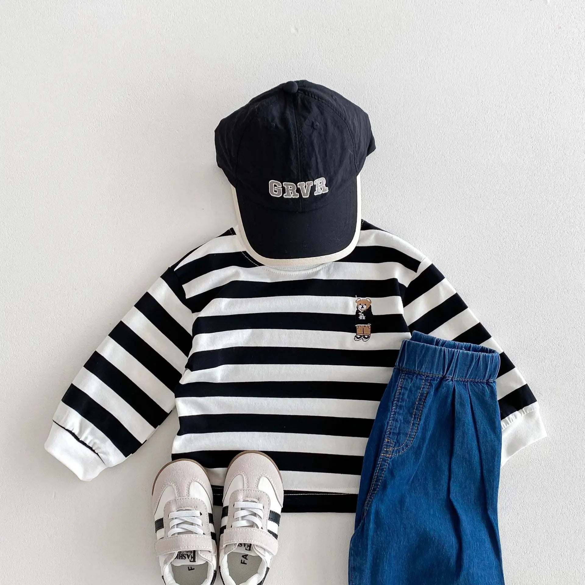 Bear Stripe Longsleeve