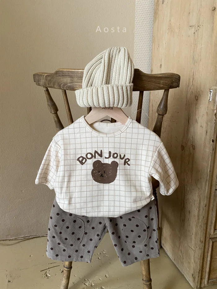 Bonjour Bear Romper