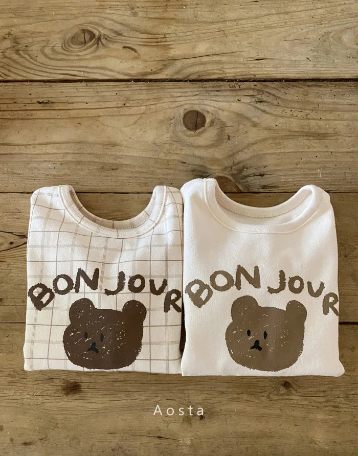 Bonjour Bear Romper