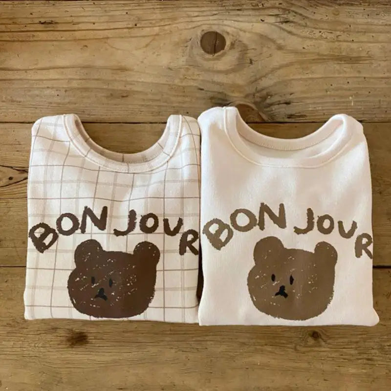 Bonjour Bear Romper