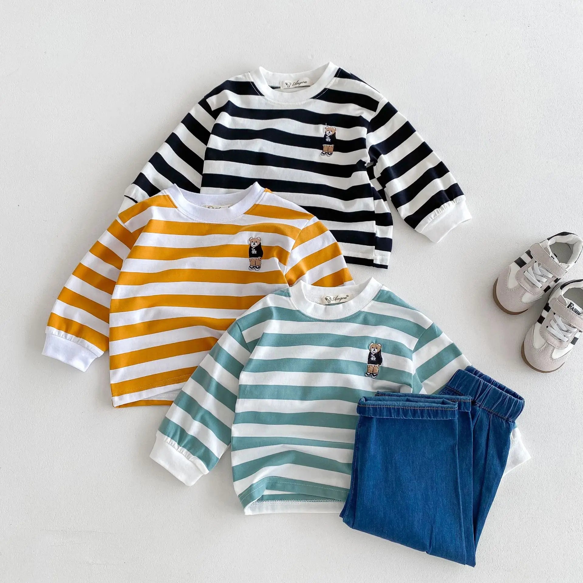 Bear Stripe Longsleeve