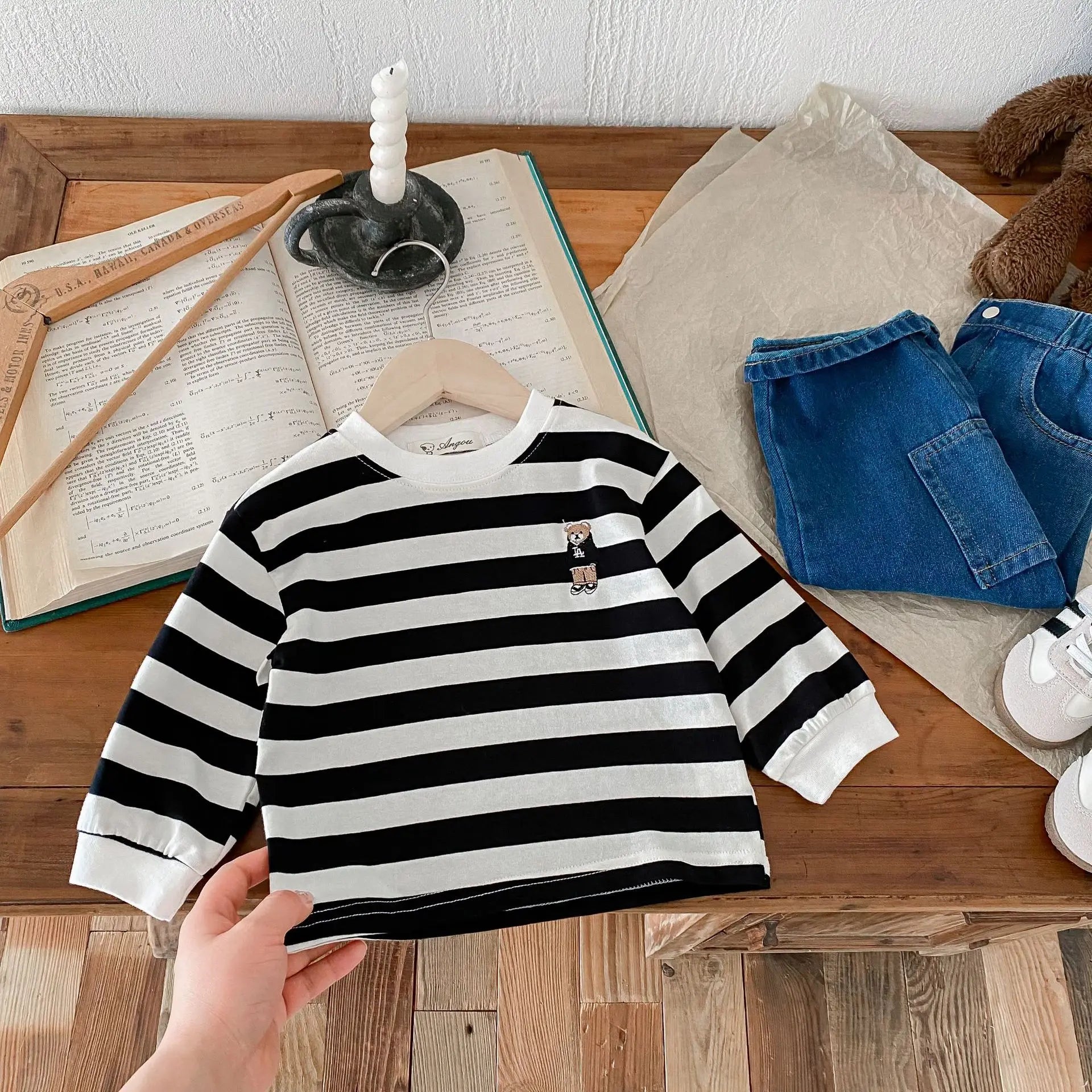 Bear Stripe Longsleeve