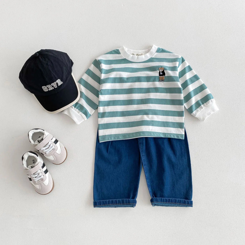 Bear Stripe Longsleeve