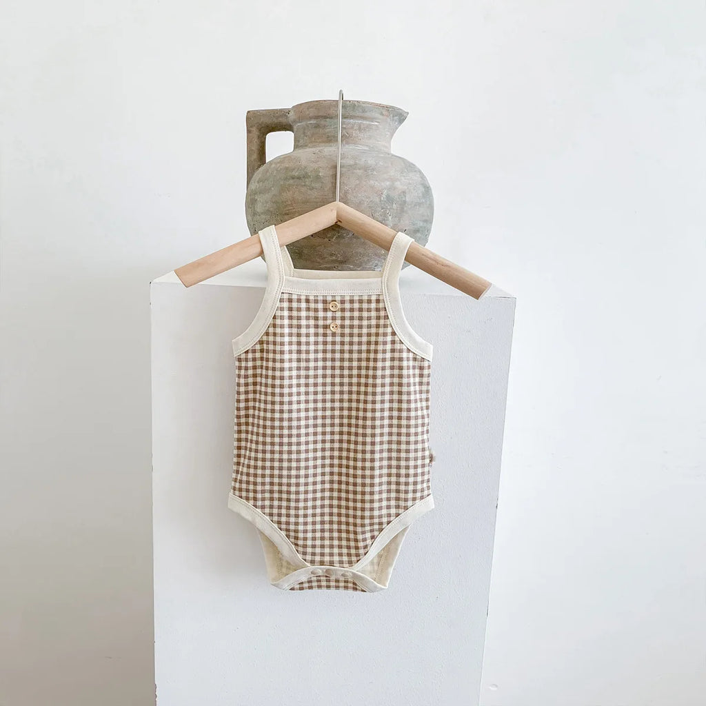 Hina Gingham Romper